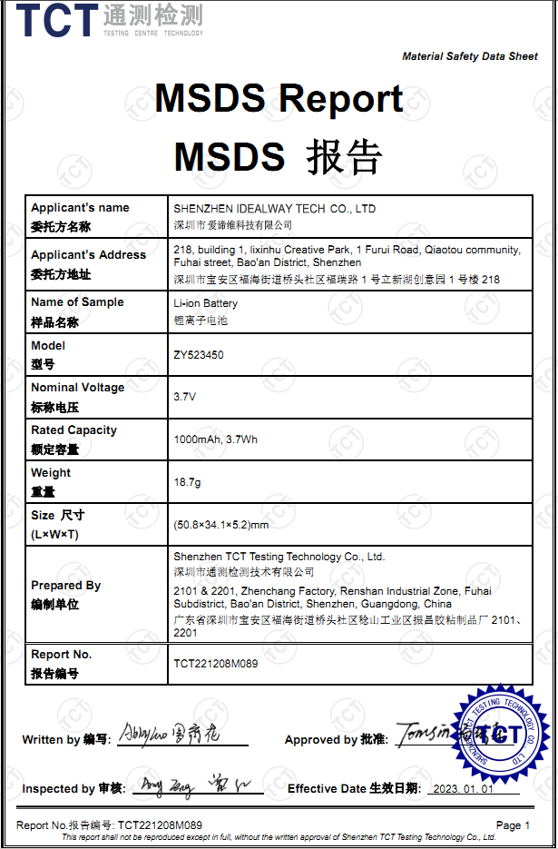 MSDS