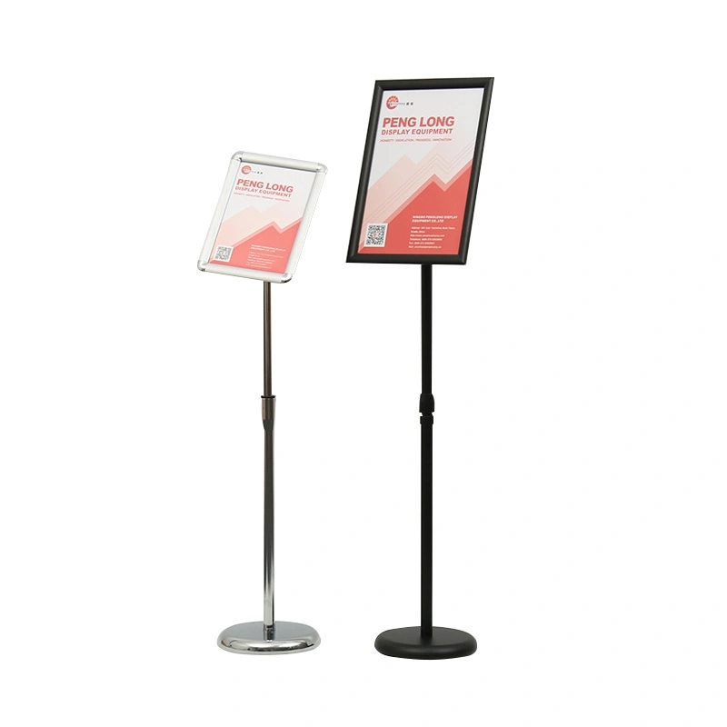 Hochwertiger Schilderhalter im Format A3-A4 mit Schnapprahmen und Plakatständer für die Menüanzeige.webp